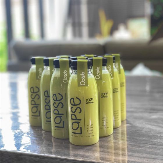 ขวด LAPSE รส Ocado หลายขวด